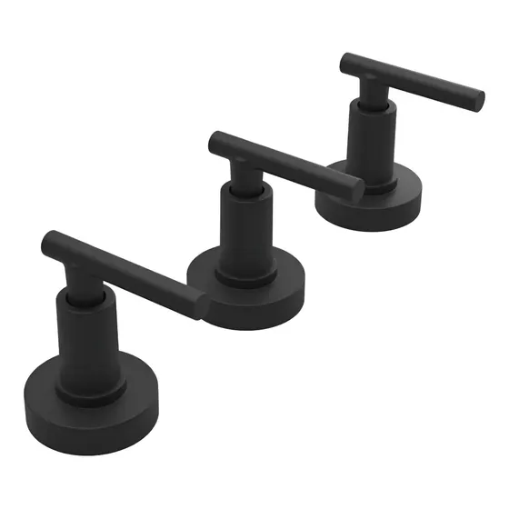 Grifería De Baño Para Bidet Estalgrif Thunder Negro Doble Comando