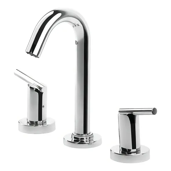 Grifería Para Lavatorio Estalgrif Free Lever Cromo Acabado Brillante Color Plateado