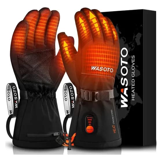Guantes Calefaccionados Recargables Impermeables Nieve
